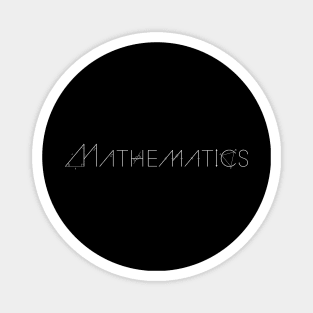 Mathematics - 2D Geometry (white text) Magnet